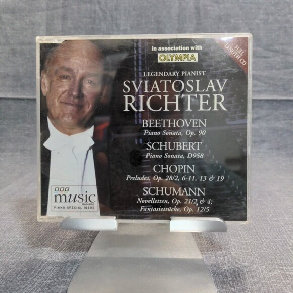 Sviatoslav Richter-Piano: Beethoven /Schubert/Chopin/Schumann(BBc, 1997)CD-Good - Picture 1 of 3